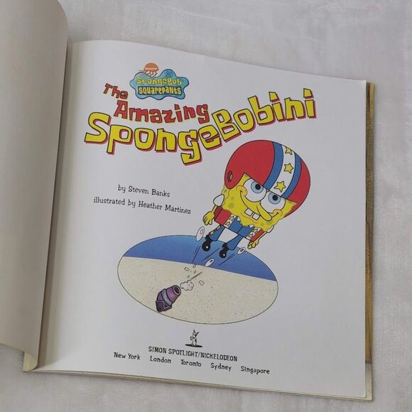 SpongeBob SquarePants Amazing SpongeBobini Steven Banks 2003 Simon PB 1st Ed - Picture 7 of 8